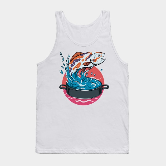 Exotic Koi Fish Tank Top by EzekRenne